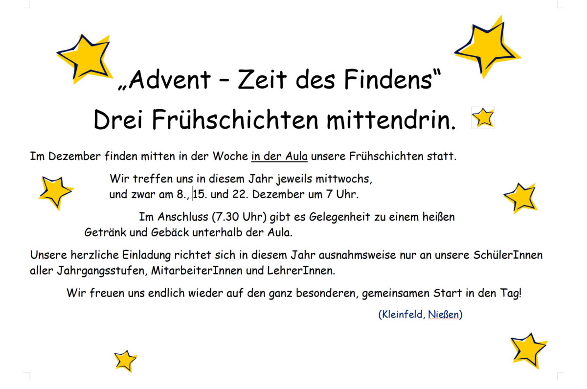 Einladung Frühschicht Advent 2021 neu