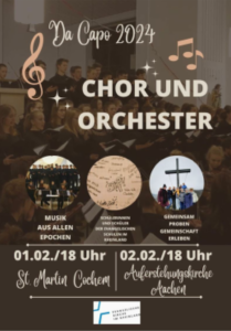 Da Capo - Poster - Orchester und Chor