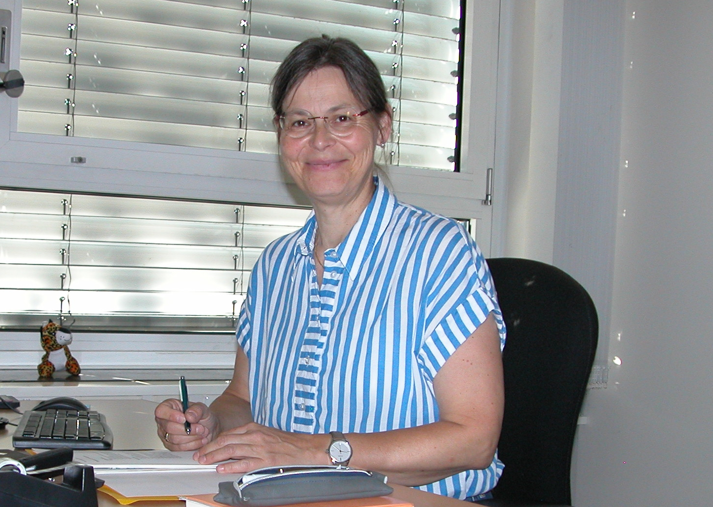 Hannah Grunewald sitzend