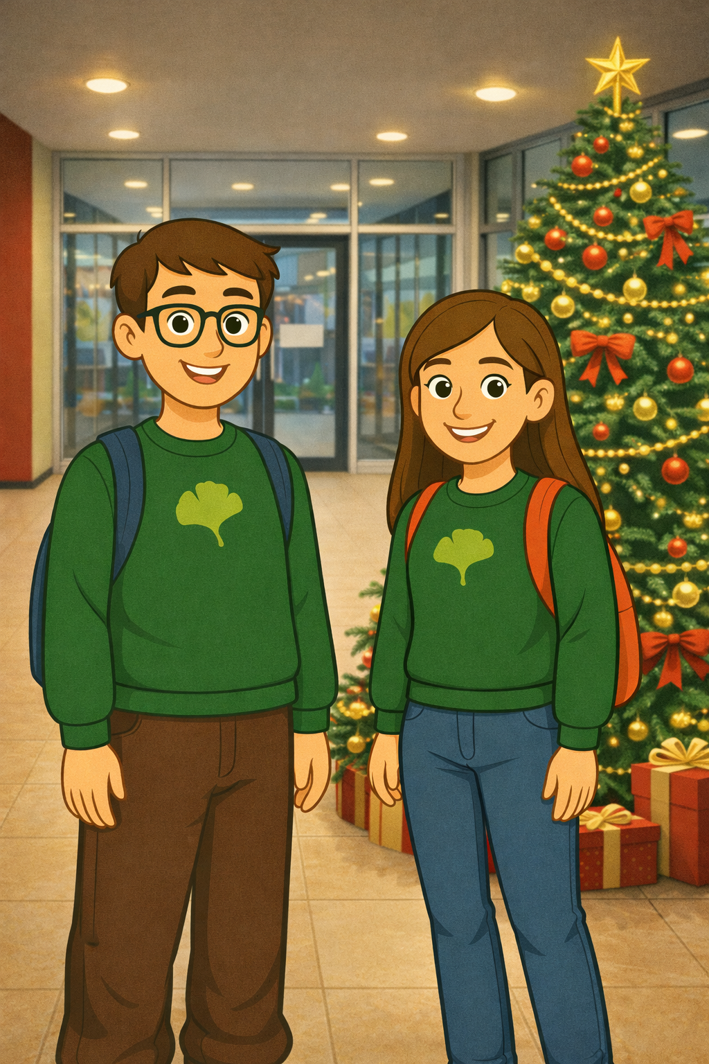 Frohe Weihnachten mit Viktor und Viktoria