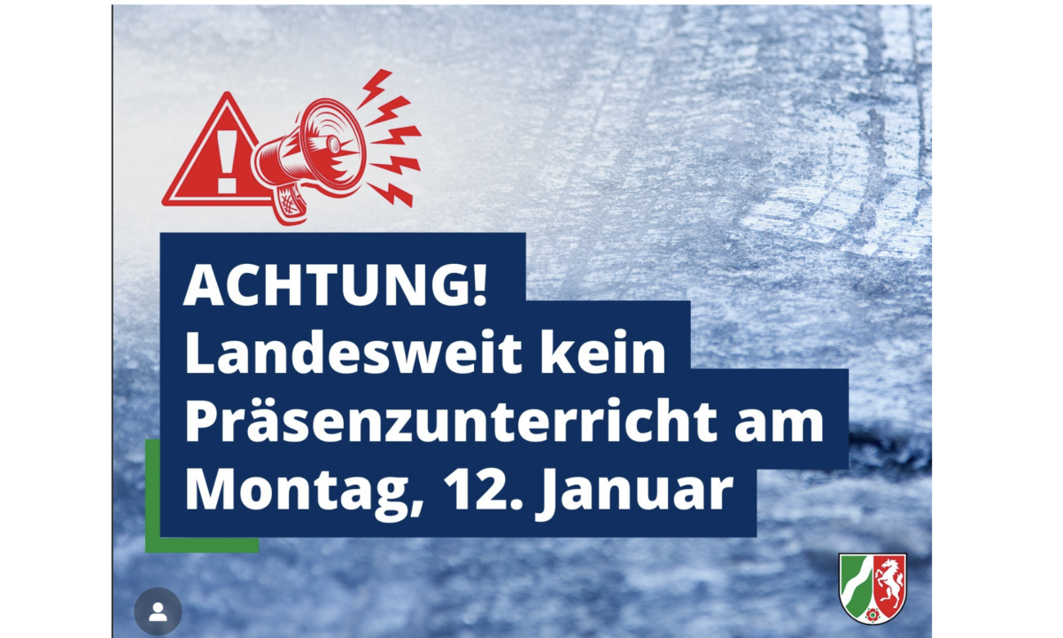 Mitteilung Distanzunterricht 20260112