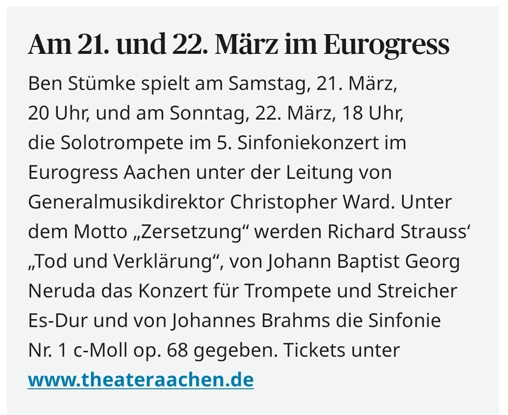 Screenshot_Aachener Zeitung_Konzerthinweis_Ben_Stümke_Sinfonieorchester