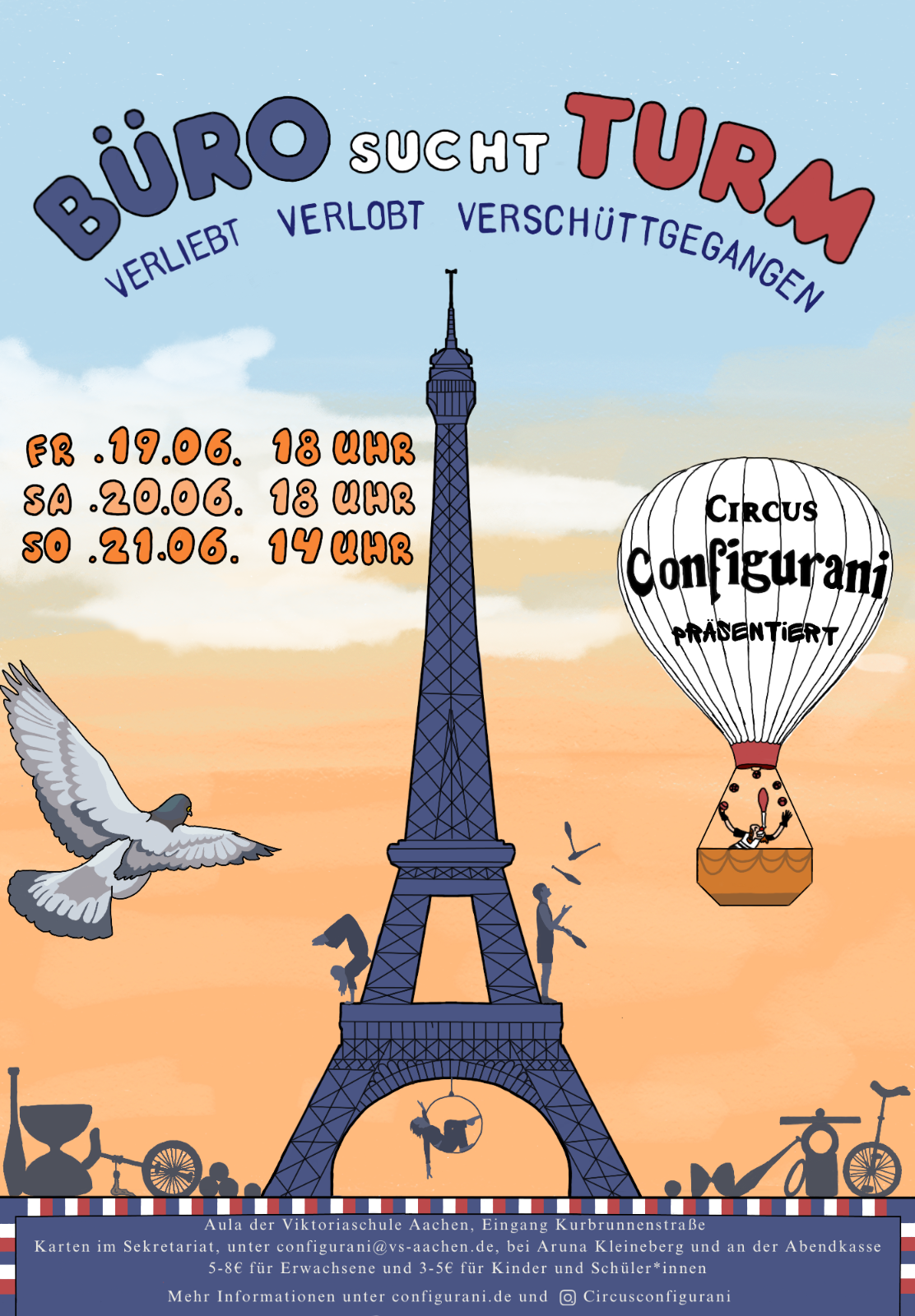 Programm des Circus Configurani, Juni 2026